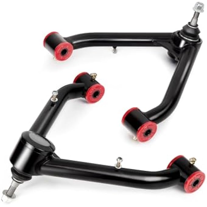 ريحني أذرع تحكم علوية أمامية بقياس 24 بوصة لذراع تحكم أمامي قابل للتعديل بحجم 19992006 شيفروليه سيلفرادو 1500 بوزن 24 رفع، مصنوع من أنابيب فولاذية مع مفاصل كروية تتناسب 19992006 جي إم سي سييرا 1500 - Image 1