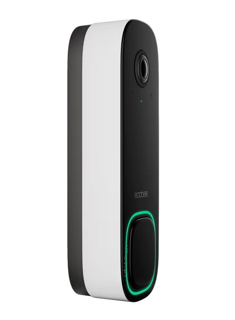 Ecobee Smart Doorbell Camera, Wired - 5MP Sensor, 8x Digital Zoom, f/2.2 Lens, Night Vision, Dual-Band Wi-Fi, Bluetooth LE, Black | Model: EB-CAMSDB-01 - Image 4