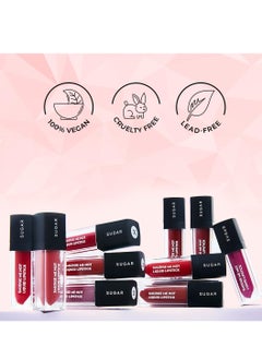 SUGAR SUGAR Cosmetics - Smudge Me Not - Liquid Lipstick - 12 Don Fawn (Yellow Brown) - 4.5 ml - Ultra Matte Liquid Lipstick, Transferproof and Waterproof, Lasts Up to 12 hours  - Image 5