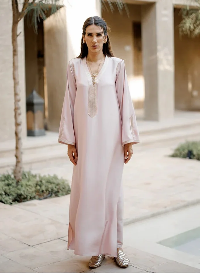 مايسون_ارابيلا SIDRAH KAFTAN PINK