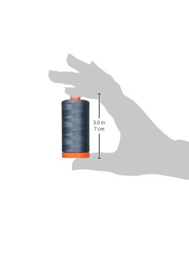 Aurifil 50wt Cotton 1,422yd - Dark Grey - Image 2