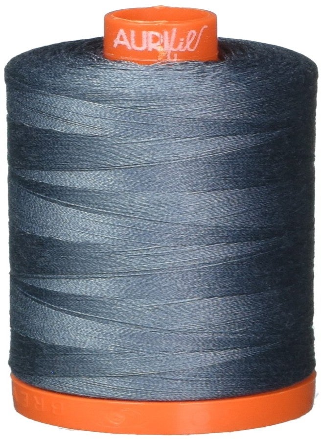 Aurifil 50wt Cotton 1,422yd - Dark Grey - Image 1