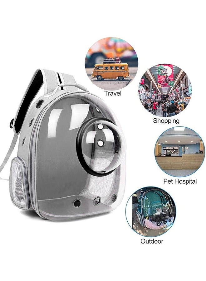 Bukela Cat Backpack Carrier Bubble Carrying Bag, Small Dog Backpack Carrier for Small Medium Dogs Cats, Space Capsule Pet Carrier Dog Hiking Backpack - Image 4