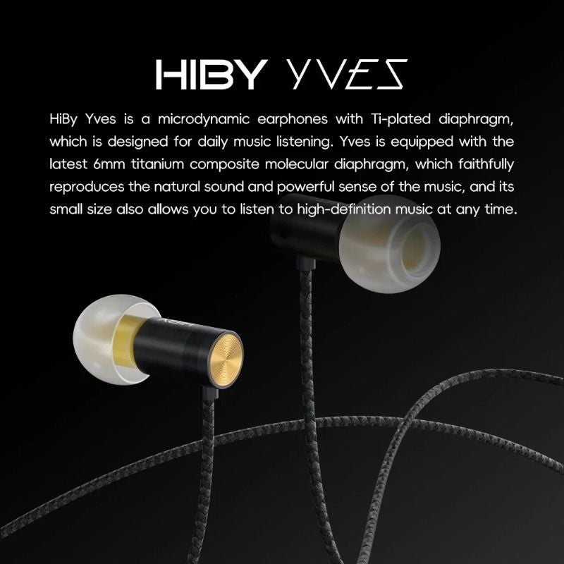 HiBy Yves 6mm Micro Dynamic HiFi In-Ear Monitors, Titanium-Coated High-Magnetic Driver, Low-Resonance Noise Isolation, Orange - Image 4