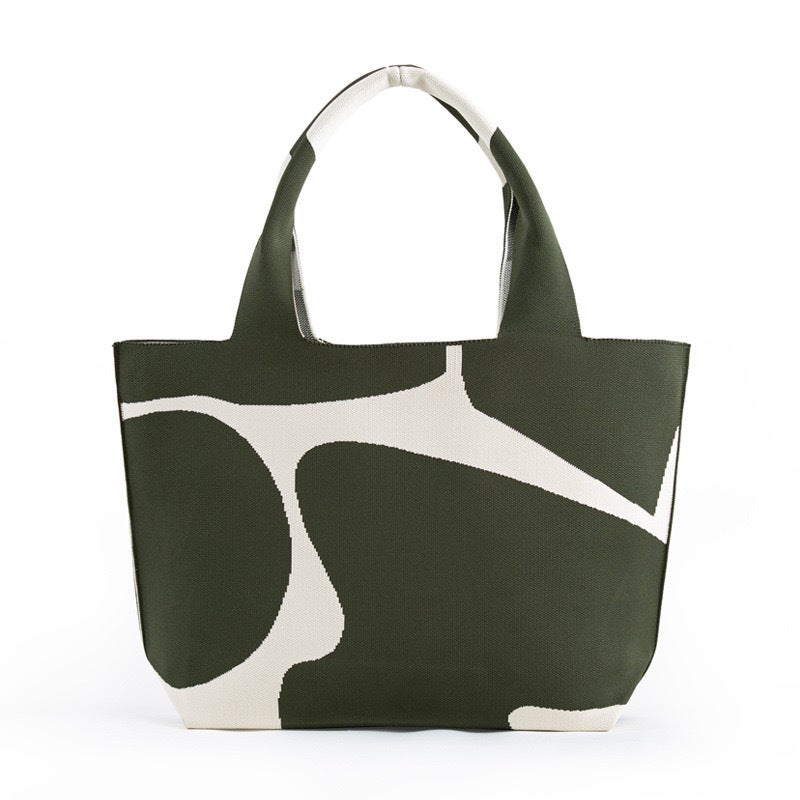 New Milk Pattern All-Match Tote Bag Korean Style Instagram Style Niche Fashion Casual All-Match Large Capacity Shoulder Bag - Image 3