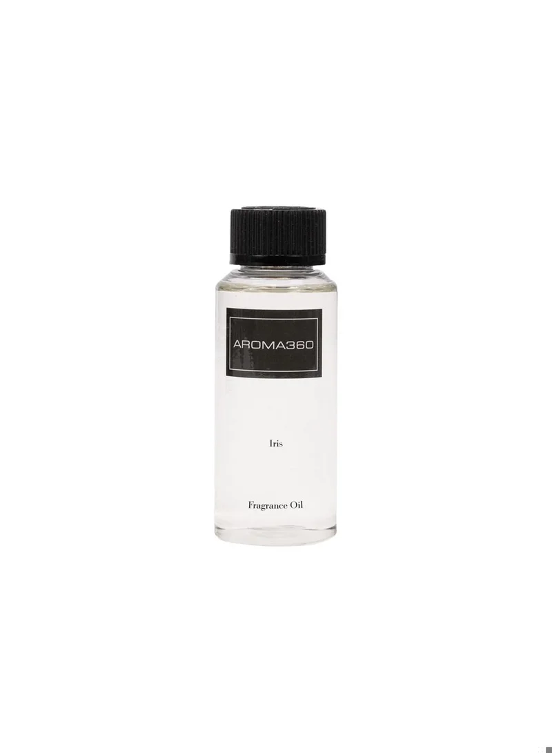 أروما 360  Iris Fragrance Oil Blend - Hotel Inspired for Essential Oil Diffusers - Aromatherapy Scent Diffuser Oil - Cassis, Black Currant, and Bulgarian Rose - 50 mL