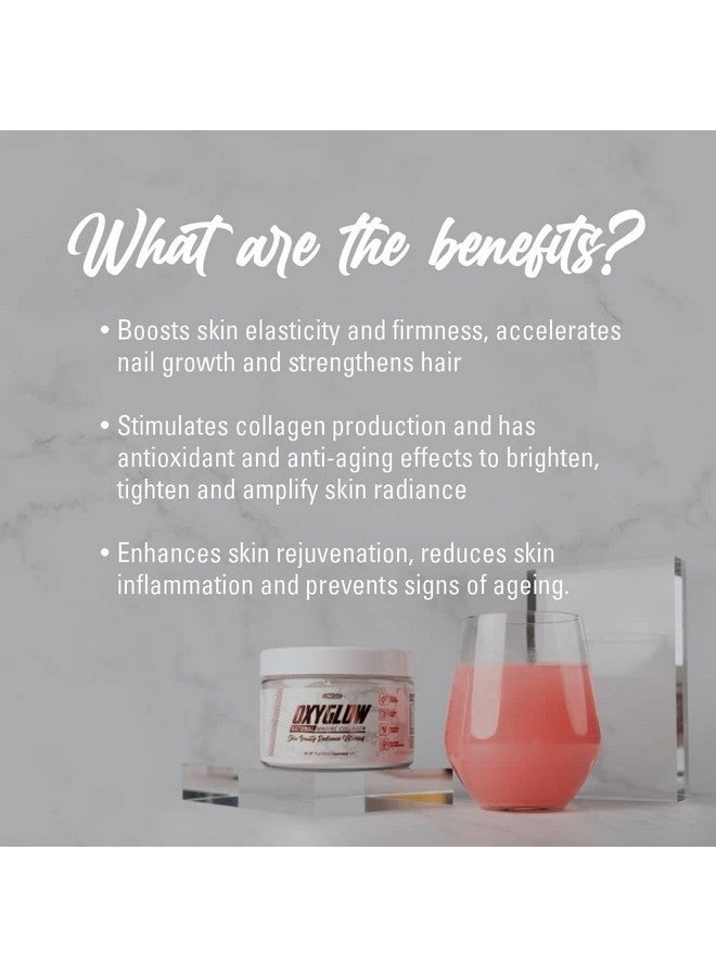 EHP Labs OxyGlow Natural Marine Collagen Powder - Hydrolyzed Marine Collagen Peptides Powder - Boosts Skin Elasticity & Firmness, Accelerates Nail Growth & Strengthens Hair, 30 Serves (Unflavored) - Image 4