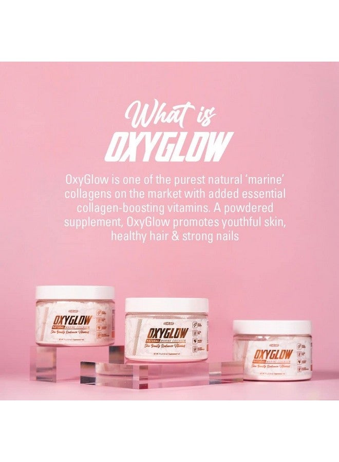 EHP Labs OxyGlow Natural Marine Collagen Powder - Hydrolyzed Marine Collagen Peptides Powder - Boosts Skin Elasticity & Firmness, Accelerates Nail Growth & Strengthens Hair, 30 Serves (Unflavored) - Image 2