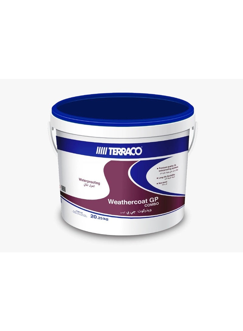 تيراكو 20kg/ عازل مائي أسمنتي لحمامات السباحة والحمامات والمطابخ والأسقف وما إلى ذلك. - Image 2