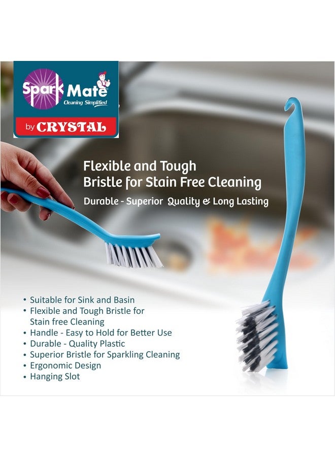 Sparkmate by Crystal فرشاة الحوض والمغسلة من سبارك ميت بواسطة كريستال، متنوعة، بلاستيك (عبوة من 2) - Image 2