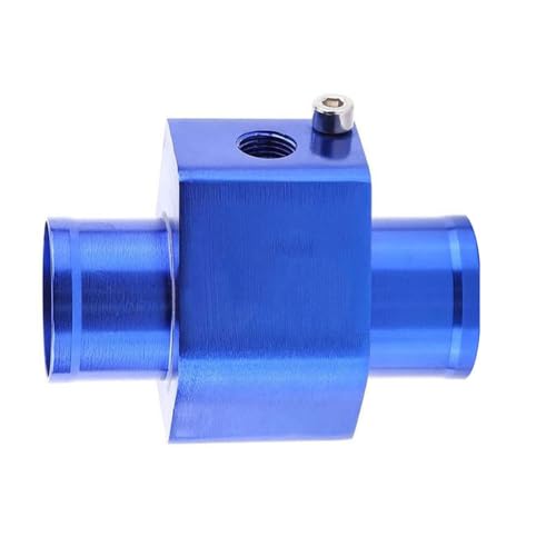 LZKZPY Universal Water Temp Joint Pipe Water Temp Temperature Joint Pipe Sensor Gauge Radiator Hose Adapter, (Blue, 28mm) - Image 4
