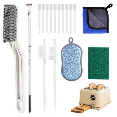 TOAINRSI Toaster Cleaning Tools Set, Toaster Cleaner Brush, Toaster Accessories, Suitable for All Types of Toasters（17 Pcs） - Image 1