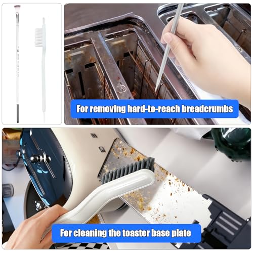 TOAINRSI Toaster Cleaning Tools Set, Toaster Cleaner Brush, Toaster Accessories, Suitable for All Types of Toasters（17 Pcs） - Image 5