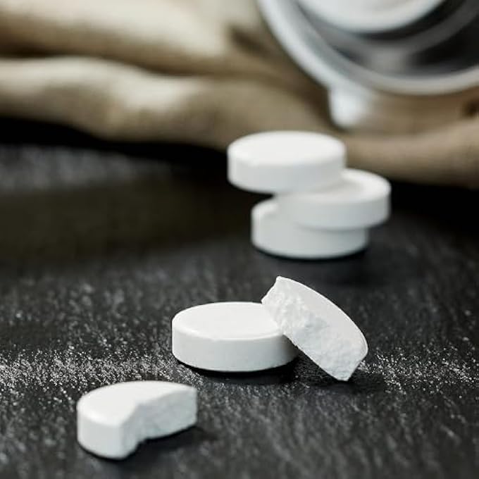 سيج أقراص تنظيف ماكينة الإسبريسو Sec250، عبوة من 8 أقراص، تزيل بقايا زيت القهوة، مناسبة لجميع الأجهزة - Image 4