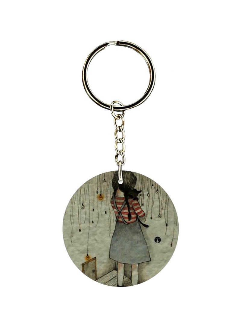 RKN Double Sided Printed Keychain