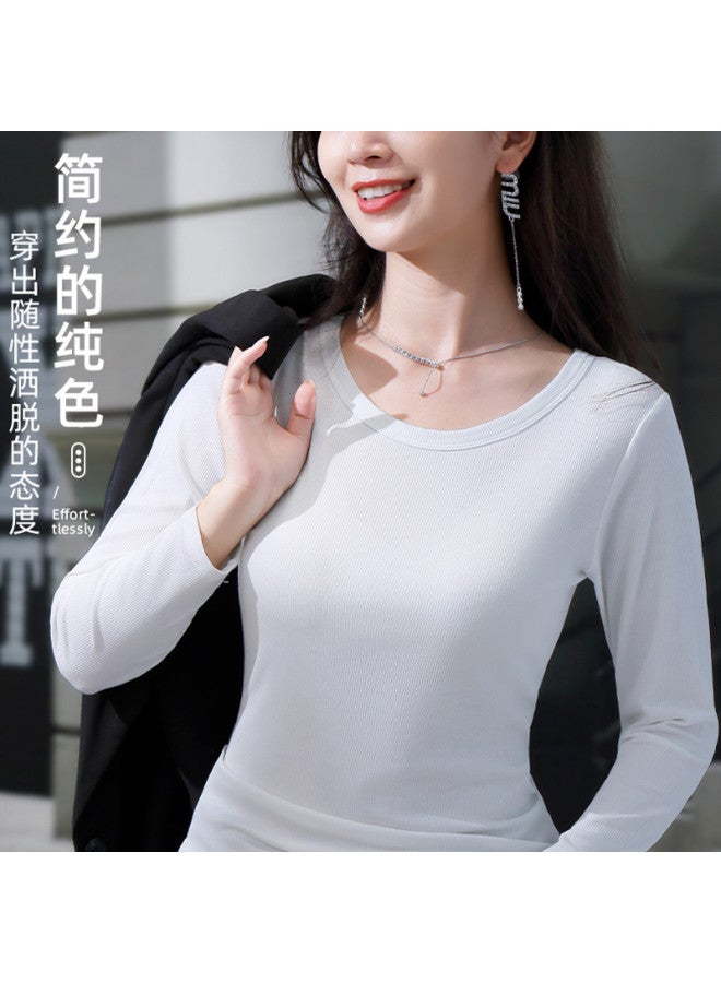 Goso Round Neck Knitted Sweater Women Spring/Autumn Top 2025 New High-End Feel Inner Wear Base Layer Can Be Worn Outside Sweater - Image 3