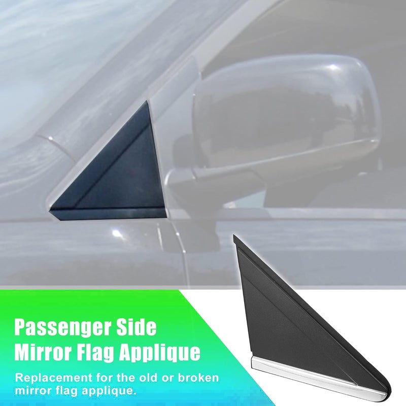 Unifizz Passenger Side Mirror Flag Applique for Chrysler Town & Country, Dodge Grand Caravan, and Ram C/V - Image 2