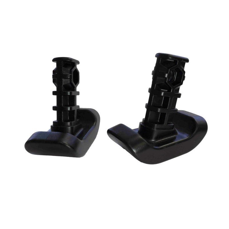 Stander Stander Replacement Walker Ski Glides Compatible with Standers WonderWalker and WonderWalkerPlus Black Set of 2 