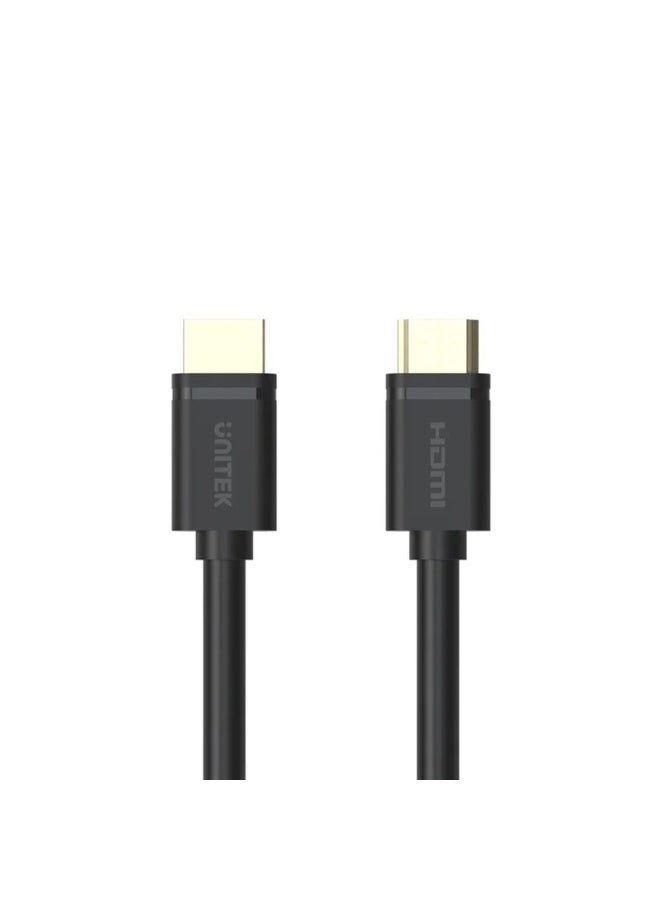 Unitek 4K HDMI Cable 5 Meters, High-Speed HDMI 2.0 Cable with 4K@60Hz, HDR, 3D, Gold-Plated Connectors, Compatible with TV, Monitor, Projector, PS5, Xbox, and More – Black - Image 3