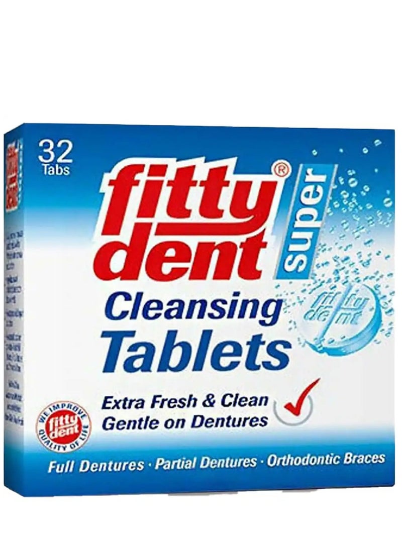 Fittydent Fitty Dent Super Clean 32 tab - Image 1