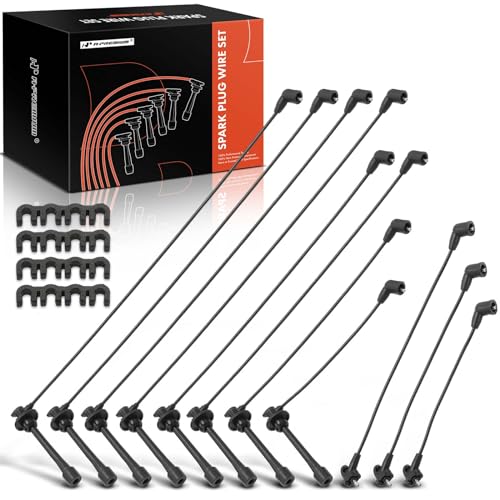 A-Premium Ignition Spark Plug Wires Set of 10 Compatible with Lexus LS400 1990-1994, SC400 1992-1994, 4.0L - Image 1