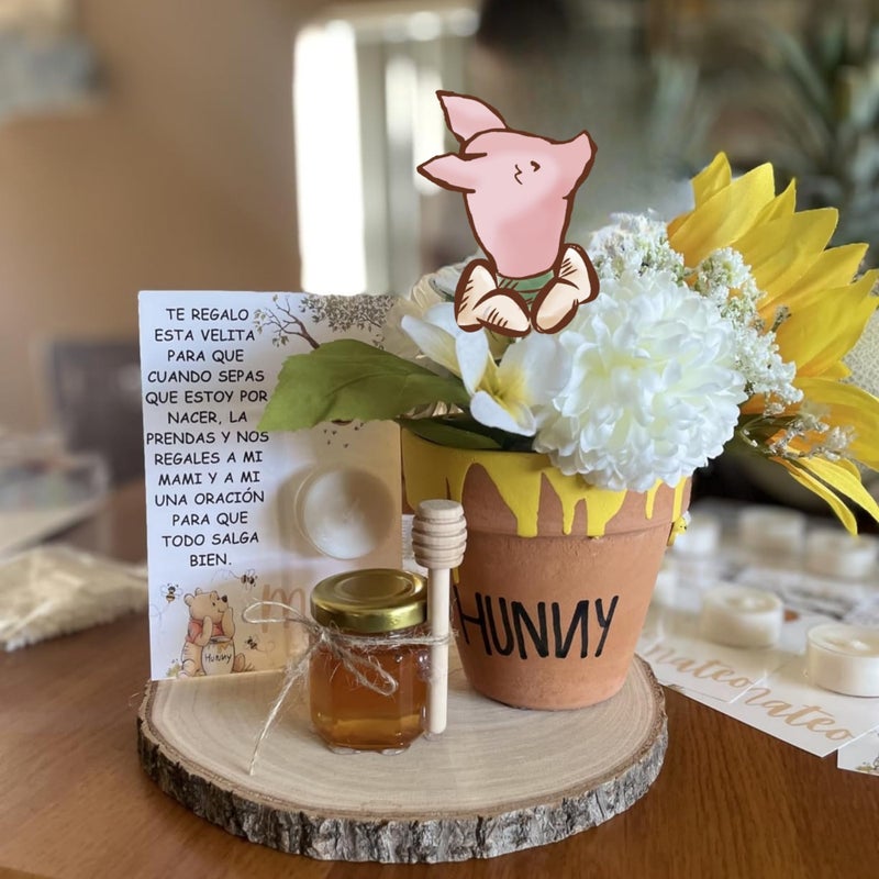 32 SPIRITS 16PCS Vintage Winnie Centerpieces Baby Shower Decorations Table Center Pieces Table Toppers On Stick Cute Cutouts for Pooh Birthday Supplies Party Decor - Image 3