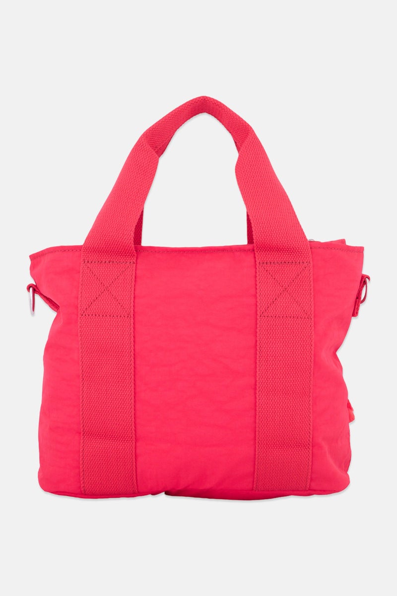 kipling Women Brand Logo Tote  Bag, Red - Image 3
