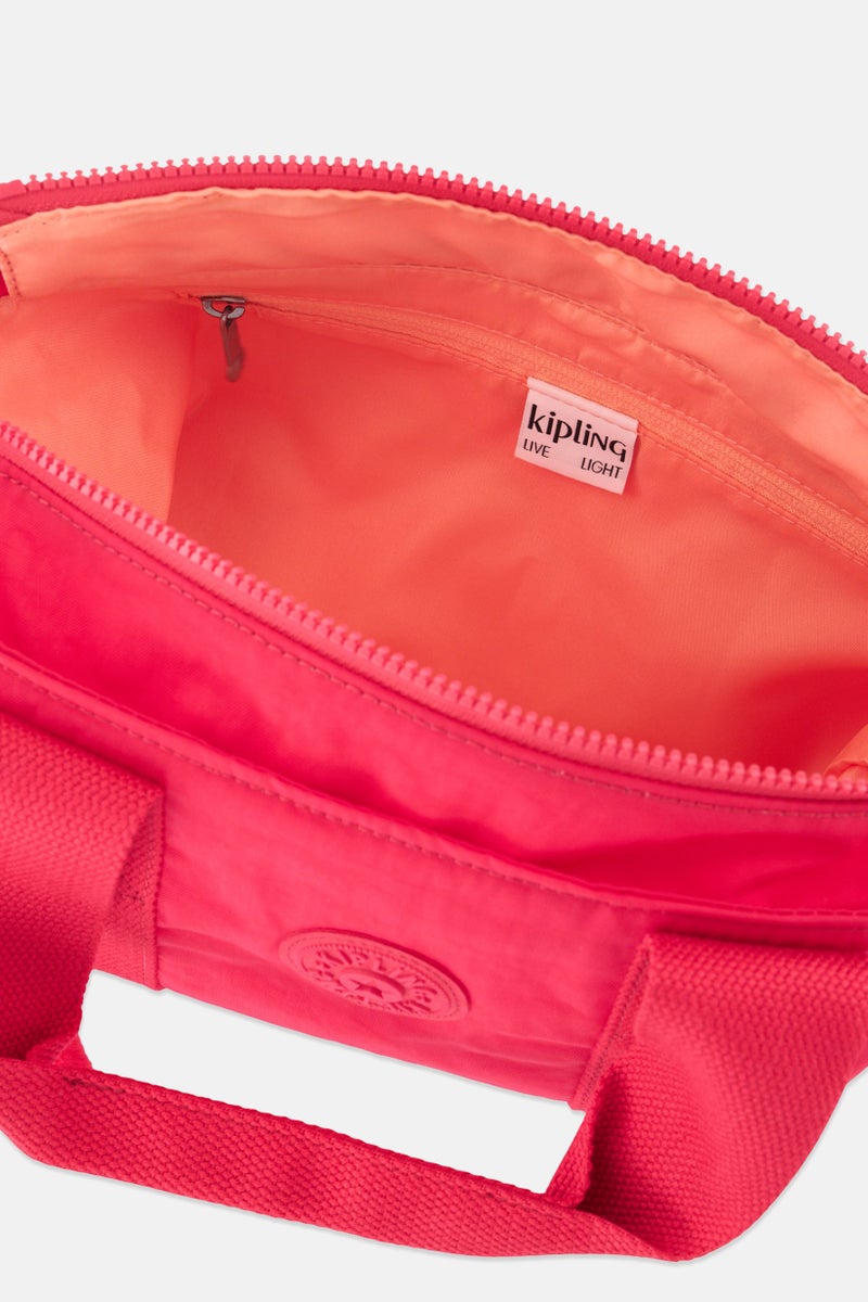 kipling Women Brand Logo Tote  Bag, Red - Image 4
