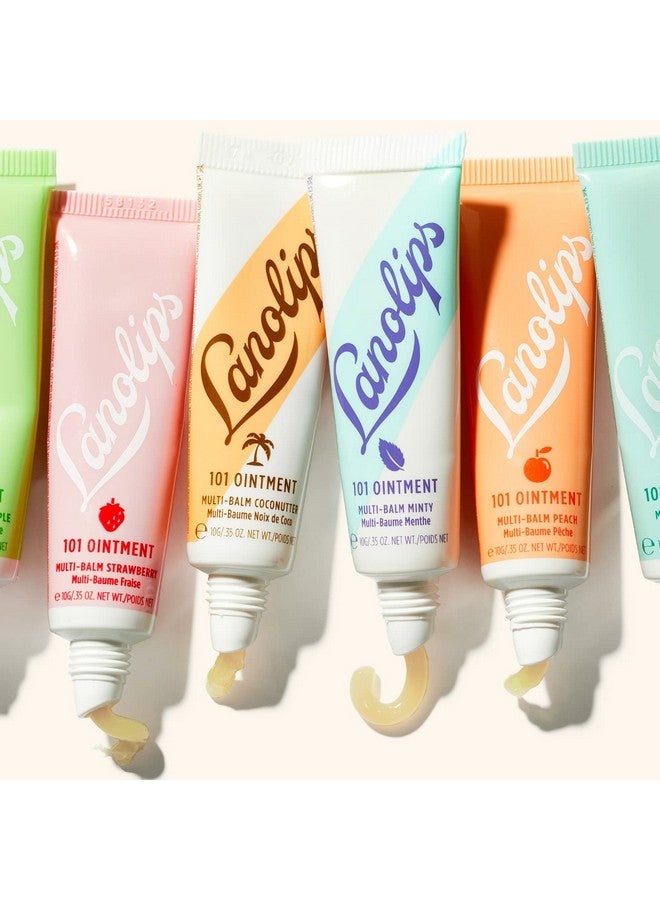 Lanolips 101 Ointment - Lanolin Lip Balm for Smooth, Hydrated & Healthy Lips - Multipurpose Lip Ointment with Lanolin Oil for Dry Lips, Cuticles & More - Peppermint (0.52 oz) - Image 3