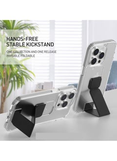 Generic Clear Flexible Mobile Phone Case Mobile Phone Protective Cover with Bracket Magnetic Adsorption Wireless Charging Anti-scratch and Shock-proof Suitable for iPhone 15 Pro Max  - Image 2