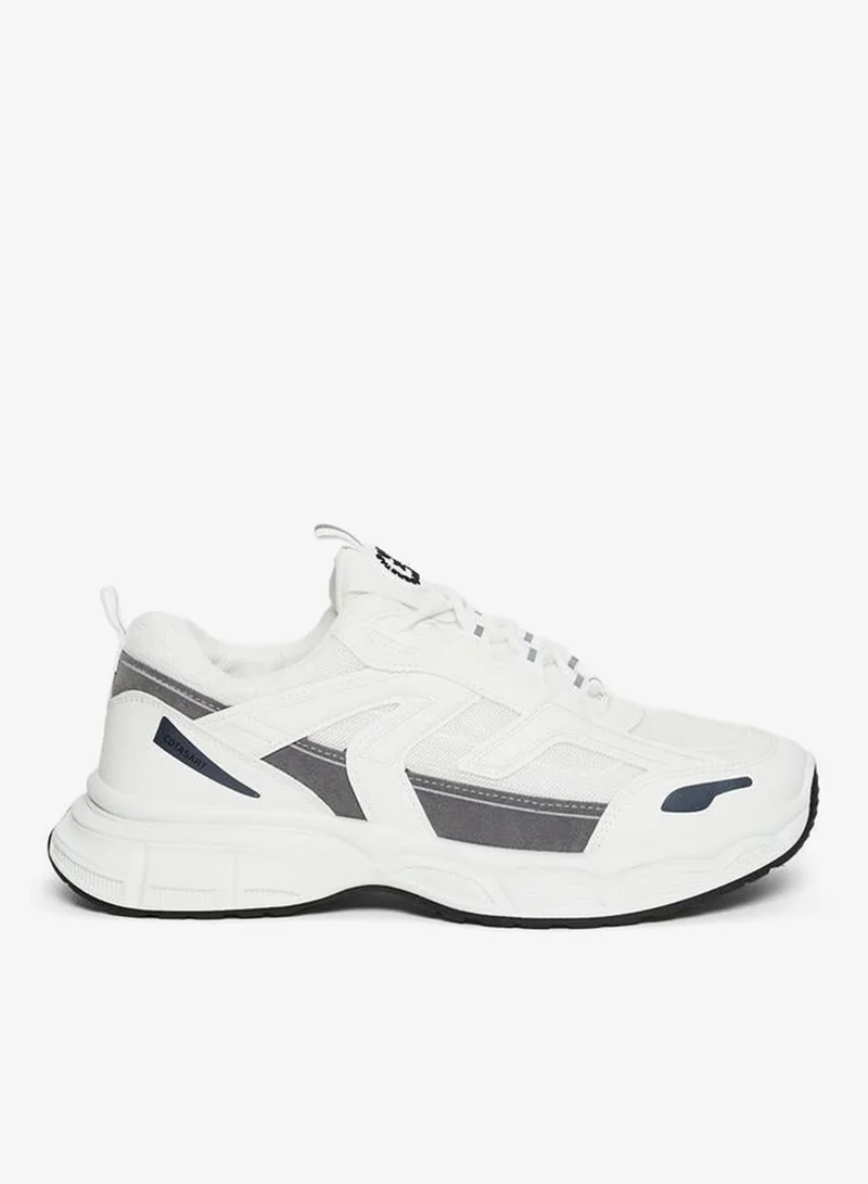 Styli Active Stitch Detail Front Lace Up Chunky Sneakers