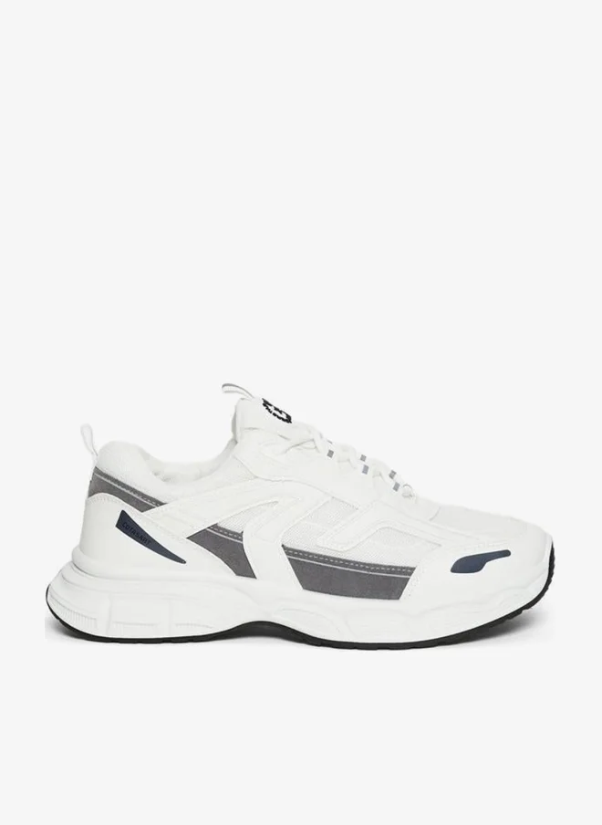 Styli Active Stitch Detail Front Lace Up Chunky Sneakers