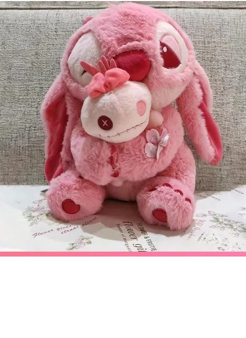 Disney Stitch Plush Dolls, Large 40Cm, Pink - Lovely Gift For Girls, Women And Engagement