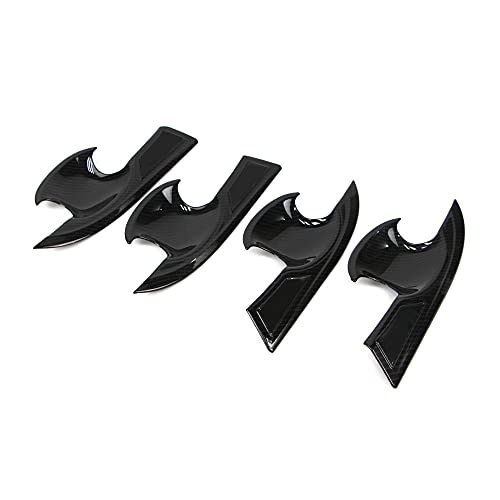 Dreamseek Door Handle Bowl Cover for 10th Gen Honda Civic 2016 2017 2018 2019 2020 2021 Exterior ABS Molding Trim Carbon Fiber Style - Image 2