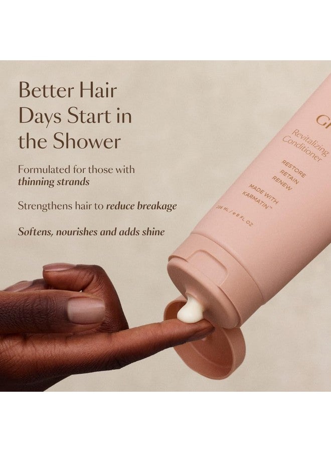 VEGAMOUR Gro Revitalizing Conditioner Travel Size Smooths Strengthens And Adds Shine To Thinning Hair Clean Vegan Crueltyfree (1.6 Fl Oz) - Image 5