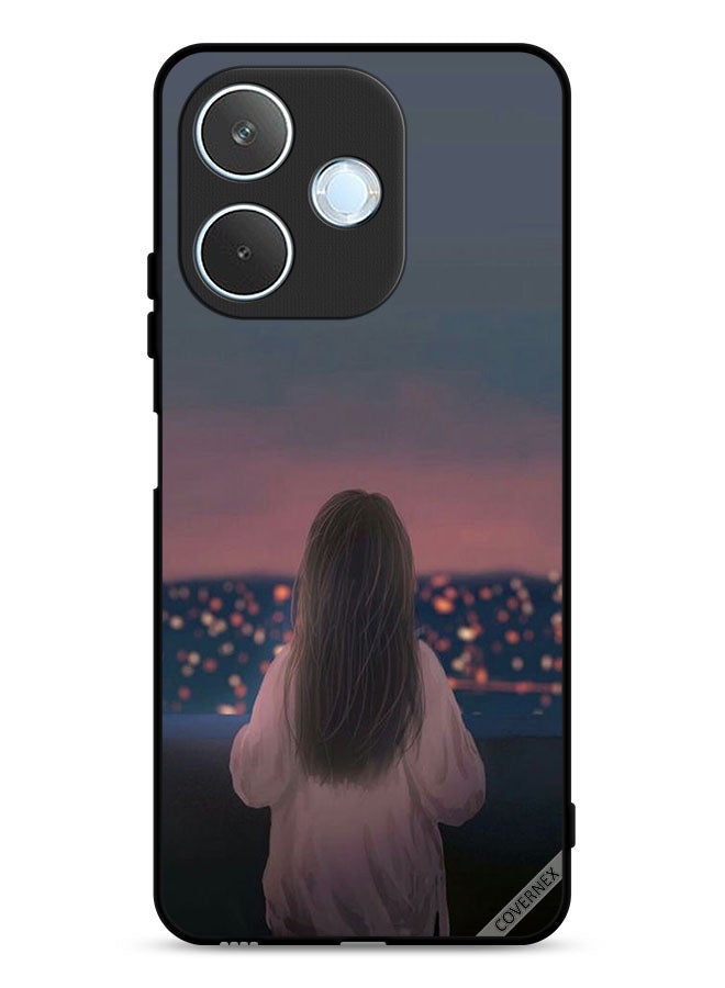 Covernex Oppo A5 Pro Protective Case Cover Standing Girl - Image 1