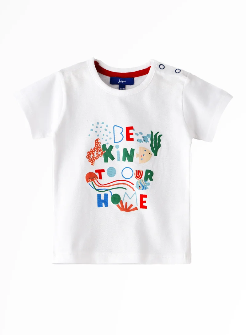 JAM Boys' Short-Sleeve Cotton Tees for Spring & Summer | Playful Prints