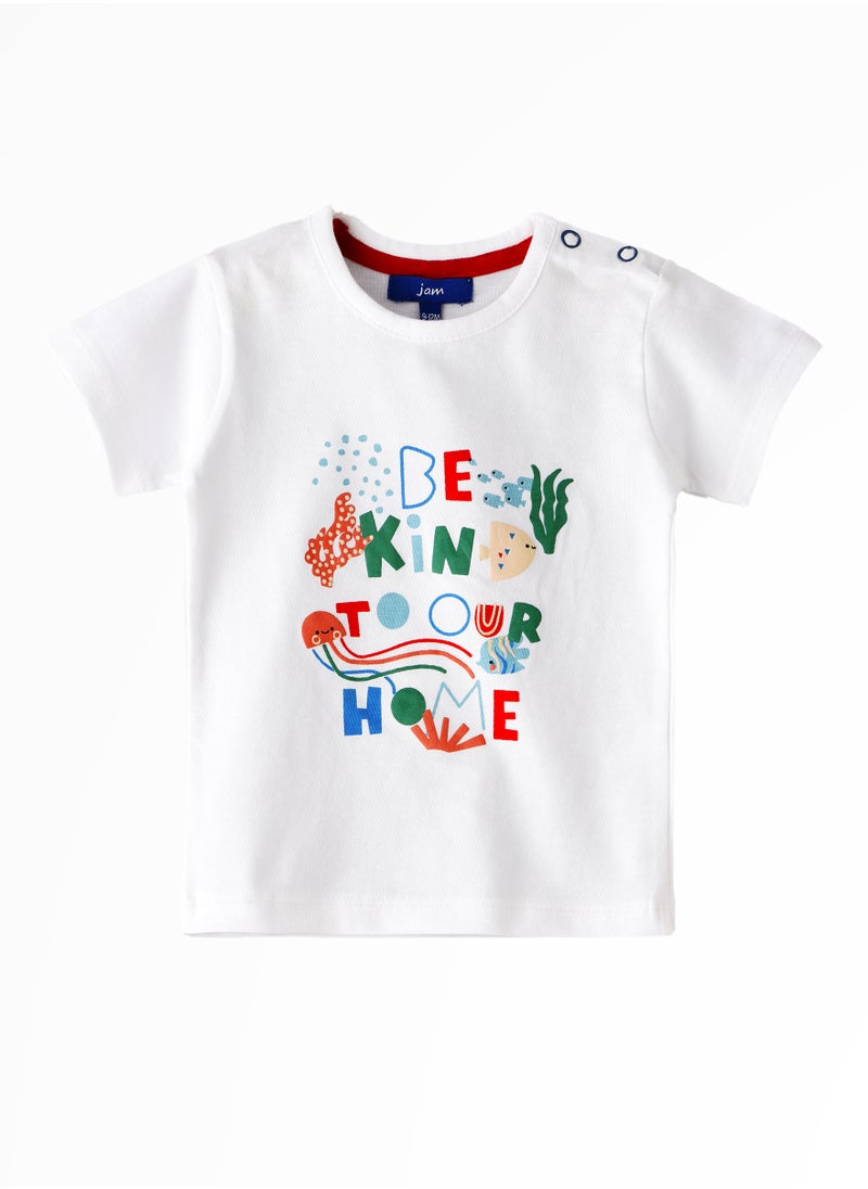 JAM Boys' Short-Sleeve Cotton Tees for Spring & Summer | Playful Prints  - Image 1