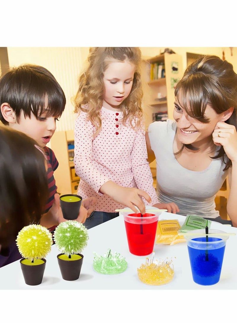 SYOSI Crystal Growing Kit for Kids, Science Kits for Kids Ages 8-12, 4pcs Grow Crystal Science Experiments Toys, DIY Projects Learning and Education Toys Gifts for Girls and Boys - Image 5