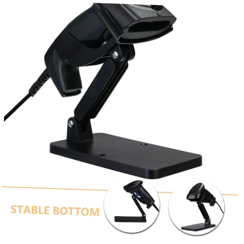 Adjustable Barcode Scanner Stand with Stable Base for Retail Stores Supermarkets and Warehouses - Image 4