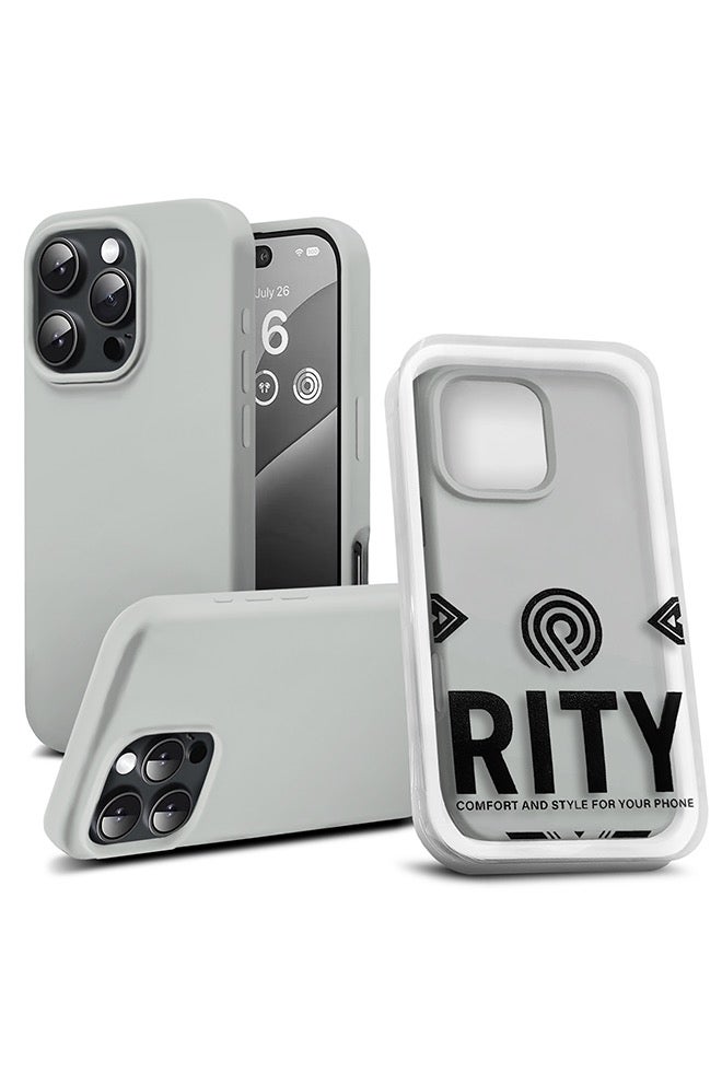 ريتي غطاء سيليكون لآيفون 16 برو ماكس – تصميم أنيق بجودة فائقة، ملمس ناعم احترافي، مقاوم للصدمات، حماية كاملة مع بطانة فاخرة من الألياف الدقيقة - Image 1