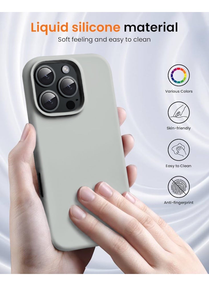 ريتي غطاء سيليكون لآيفون 16 برو ماكس – تصميم أنيق بجودة فائقة، ملمس ناعم احترافي، مقاوم للصدمات، حماية كاملة مع بطانة فاخرة من الألياف الدقيقة - Image 2