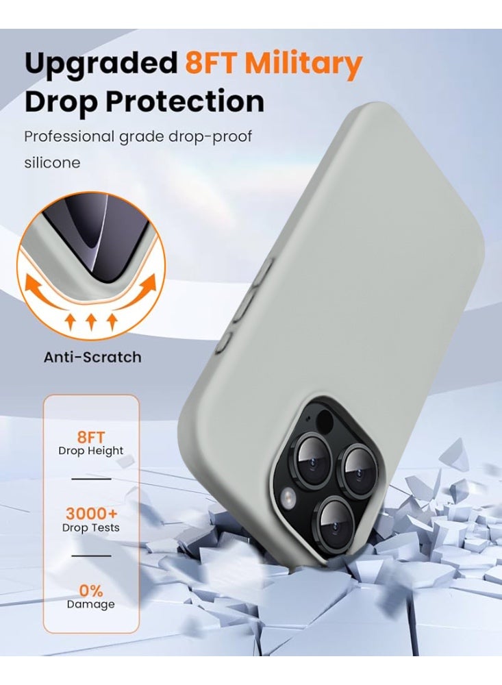 ريتي غطاء سيليكون لآيفون 16 برو ماكس – تصميم أنيق بجودة فائقة، ملمس ناعم احترافي، مقاوم للصدمات، حماية كاملة مع بطانة فاخرة من الألياف الدقيقة - Image 3