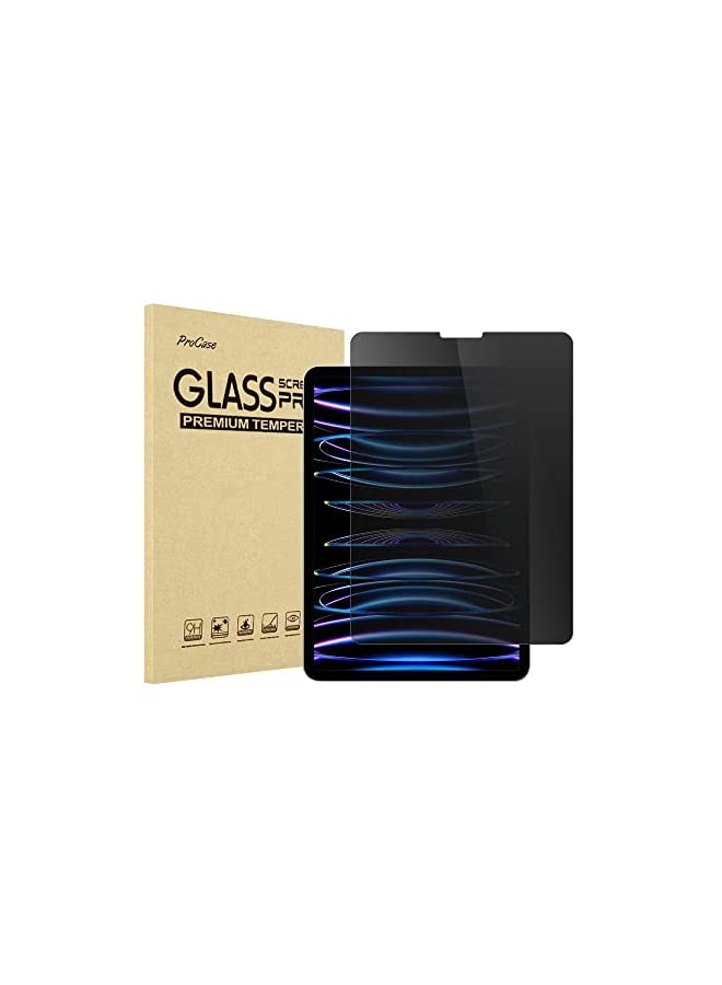 Procases ProCase iPad Pro 11 Inch Privacy Screen Protector 2022 2021 2020 2018, Anti-Spy Tempered Glass Screen Film Guard for Apple iPad Pro 11" 4th 3rd 2nd 1st Generation - Image 2