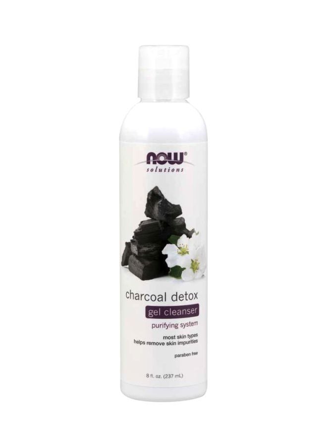 Now Foods Detox Gel Cleanser Charcoal 237ml - Image 1