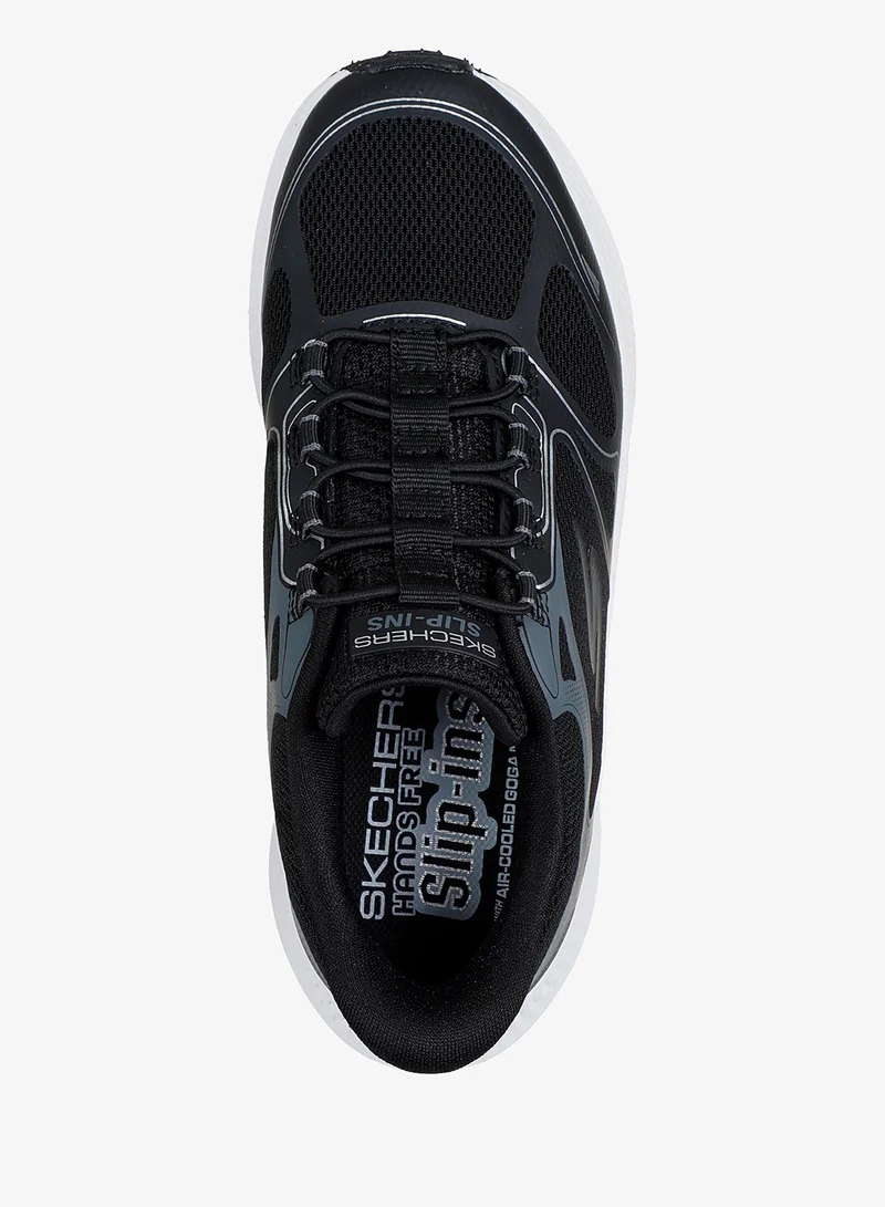 Skechers BLACK SYNTHETIC / TEXTILE / CHARCOAL & SILVER TRIM Kids Go Run Consistent 2.0 for Men | Best Price UAE