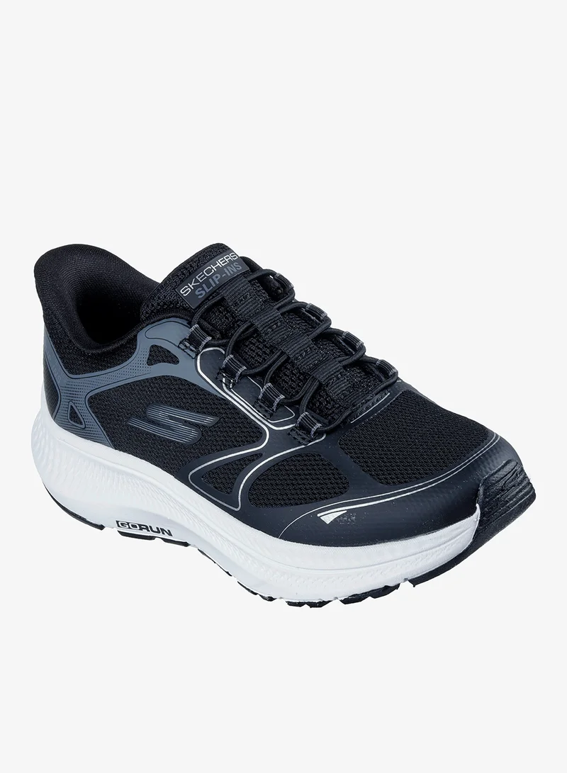 Skechers BLACK SYNTHETIC / TEXTILE / CHARCOAL & SILVER TRIM Kids Go Run Consistent 2.0 for Men | Best Price UAE