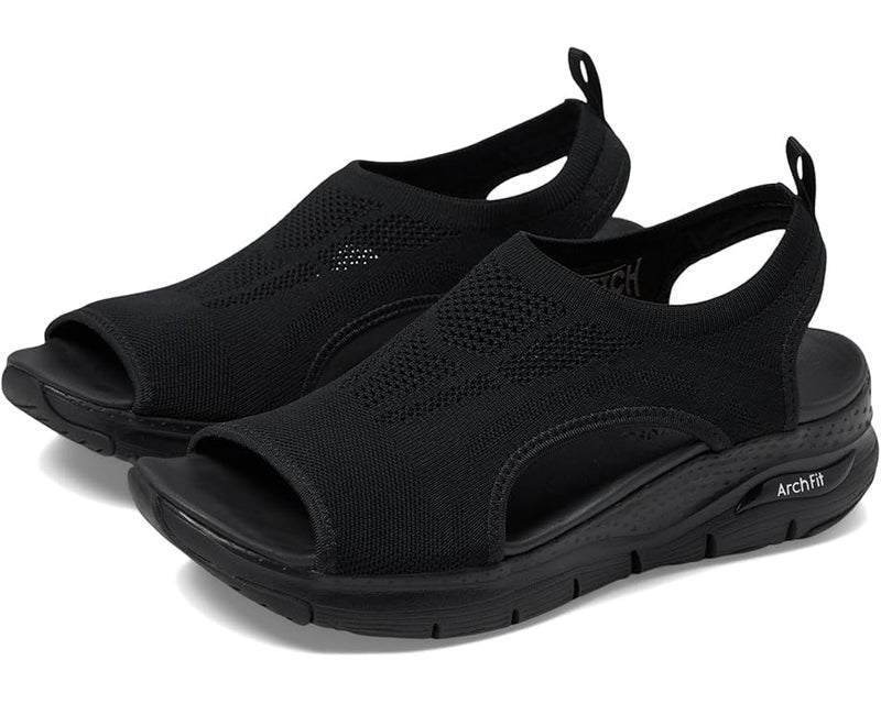 SKECHERS سكيشرز آرتش فيت - سيتي كاتش أسود/أسود 8 B (M) - Image 3