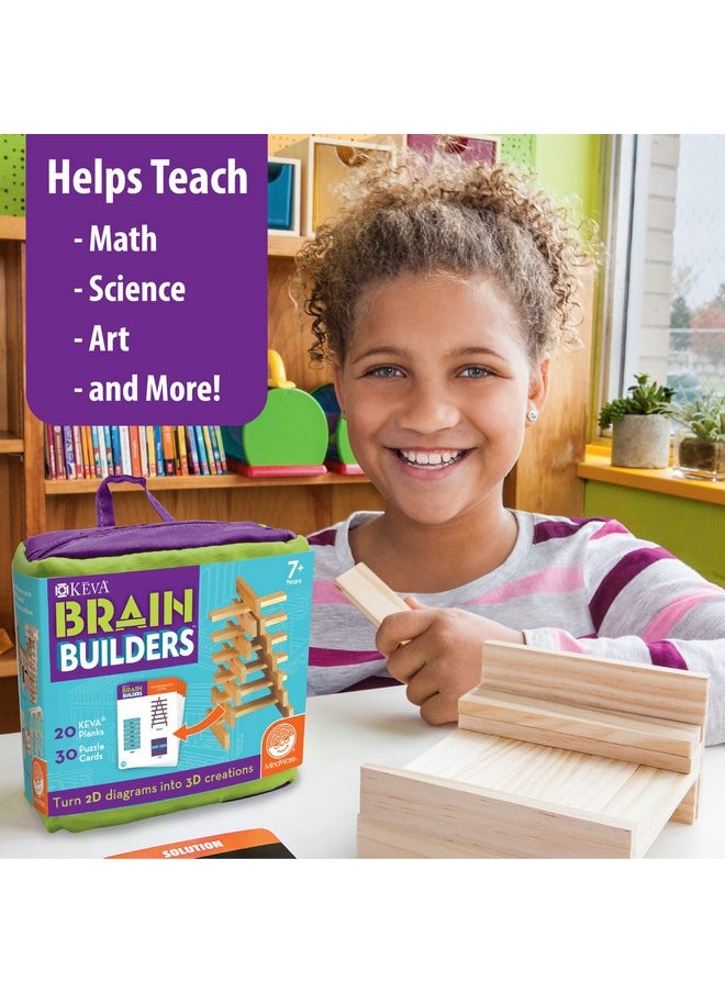 Mindware MindWare KEVA Brainbuilders - 3D brain building STEM challenges for boys & girls - Try to build the image - Practice spatial thinking - 20 planks & 30 puzzles  - Image 5