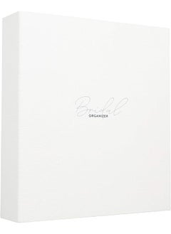 pearhead Bridal Wedding Organizer Wedding Planner Book Diy Wedding Planner Wedding Keepsake Ivory Linen  - Image 1